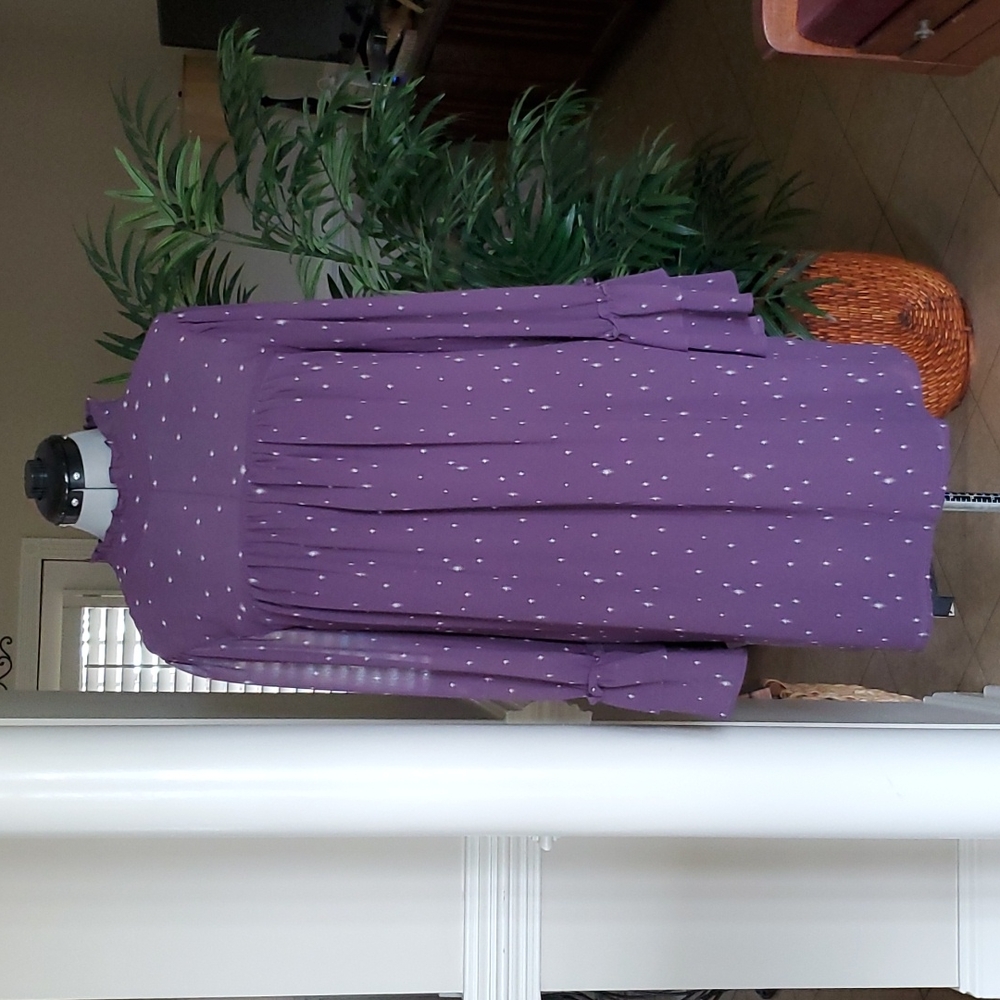 KAARI  Long Sleeve Midi Dress Size Medium